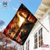 God Is With Me Jesus Is Near American Garden And House Flag