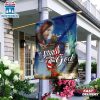 God Jesus America Garden And House Flag