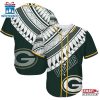 Green Bay Packers Polynesian Pattern Summer Collection Baseball Jersey