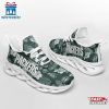 Green Bay Packers Tropical Flowers NFL Max Soul Shoes For Fans