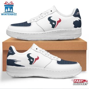 Houston Texans NFL Football Sport White Air Force 1 Shoes