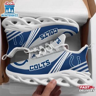 Indianapolis Colts Basic NFL Logo Max Soul Shoes For Fans