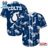 Indianapolis Colts Palm Tree Pattern Baseball Jersey Shirts