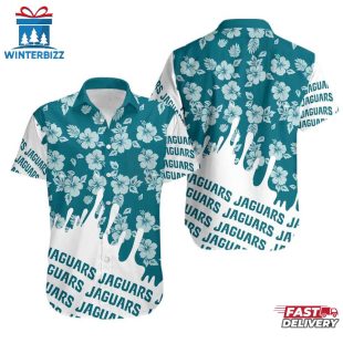 Jacksonville Jaguars Flower NFL Hawaiian Shirt