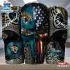 Jacksonville Jaguars NFL Skull Iron Pattern Tumbler