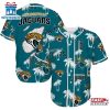 Jacksonville Jaguars Palm Tree Pattern Baseball Jersey Shirts