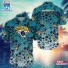 Jacksonville Jaguars Skull Pattern NFL Hawaiian Shirt