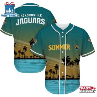 Jacksonville Jaguars Summer On The Beach Baseball Jersey