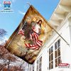 Jesus And Eagle One Nation Under God Jesus House And Garden Flag