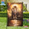 Jesus And Lamb Flag - Christian's House And Garden Flag