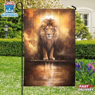 Jesus And Lamb Flag - Christian's House And Garden Flag