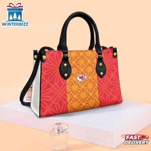 Kansas City Chiefs Flower Character NFL Leather Handbag