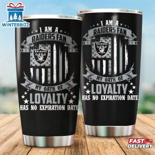 Las Vegas Raiders My Oath Has No Expiration Date Independence Day Tumbler