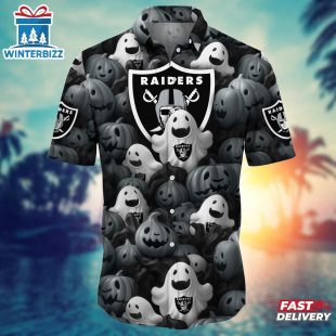 Las Vegas Raiders NFL Aloha Hawaiian Shirt For Fans