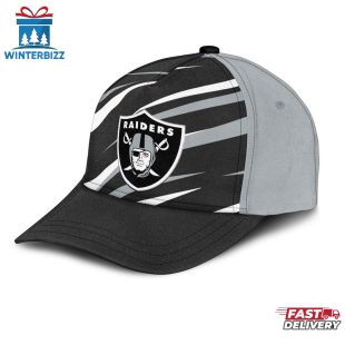 Las Vegas Raiders Speed Patterns Allover Print Classic Cap