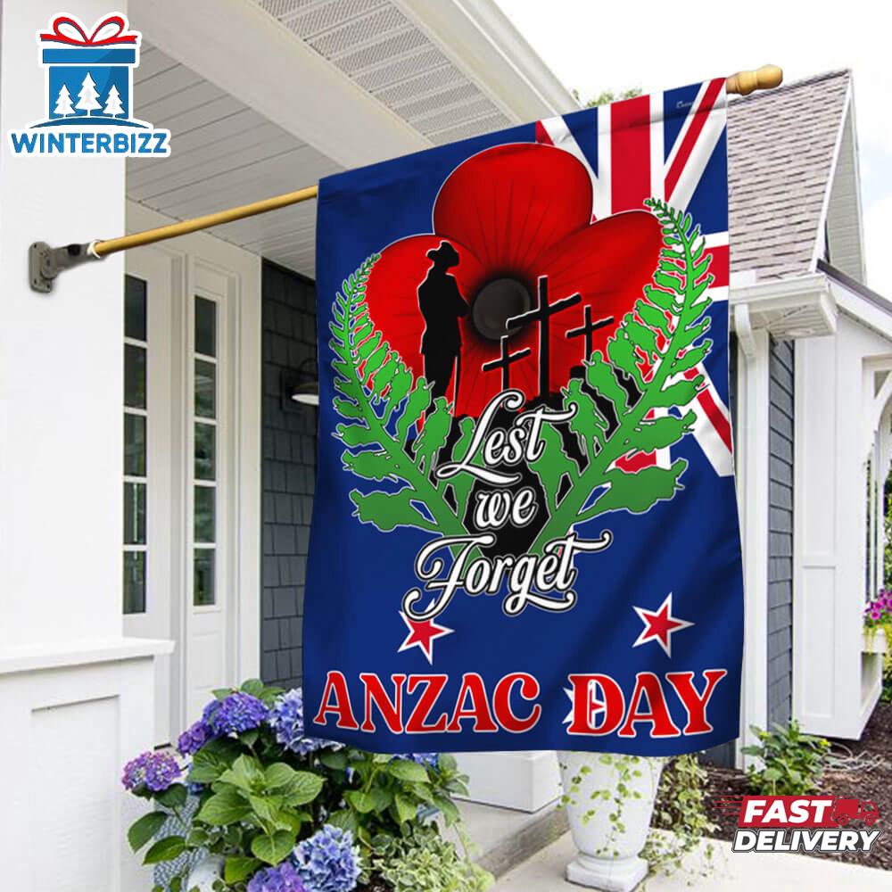 Lest We Forget, Anzac Day House And Garden Flag Decor Lest We Forget, Anzac Day House And Garden Flag Decor