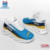 Los Angeles Chargers Color Streak Pattern NFL Max Soul Shoes