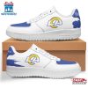 Los Angeles Rams NFL Football Sport White Air Force 1 Shoes