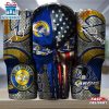 Los Angeles Rams NFL Skull Iron Pattern Tumbler