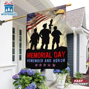 Memorial Day Veteran Remember Honor House And Garden Flag
