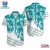 Miami Dolphins Flower NFL Hawaiian Shirt