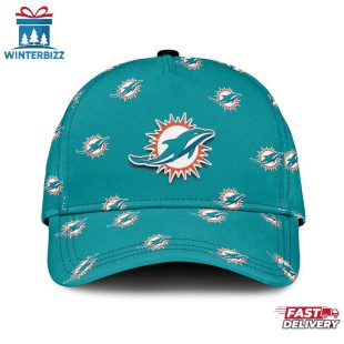 Miami Dolphins Print Patterns Allover Print Classic Cap