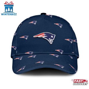 New England Patriots Print Patterns Allover Print Classic Cap