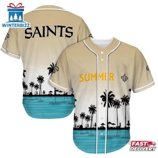 New Orleans Saints Summer On The Beach Baseball Jersey