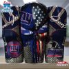 New York Giants NFL Skull Iron Pattern Tumbler
