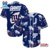 New York Giants Palm Tree Pattern Baseball Jersey Shirts