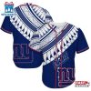 New York Giants Polynesian Pattern Summer Collection Baseball Jersey