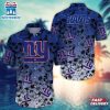 New York Giants Skull Pattern NFL Hawaiian Shirt