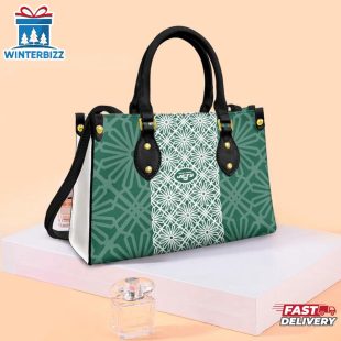 New York Jets Flower Character NFL Leather Handbag