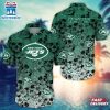 New York Jets Skull Pattern NFL Hawaiian Shirt