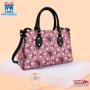 NFL Arizona Cardinals Skull Leather Handbag