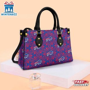 NFL Buffalo Bills Skull Leather Handbag