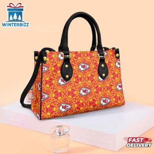 NFL Kansas City Chiefs Skull Leather Handbag