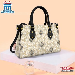 NFL New Orleans Saints Skull Leather Handbag