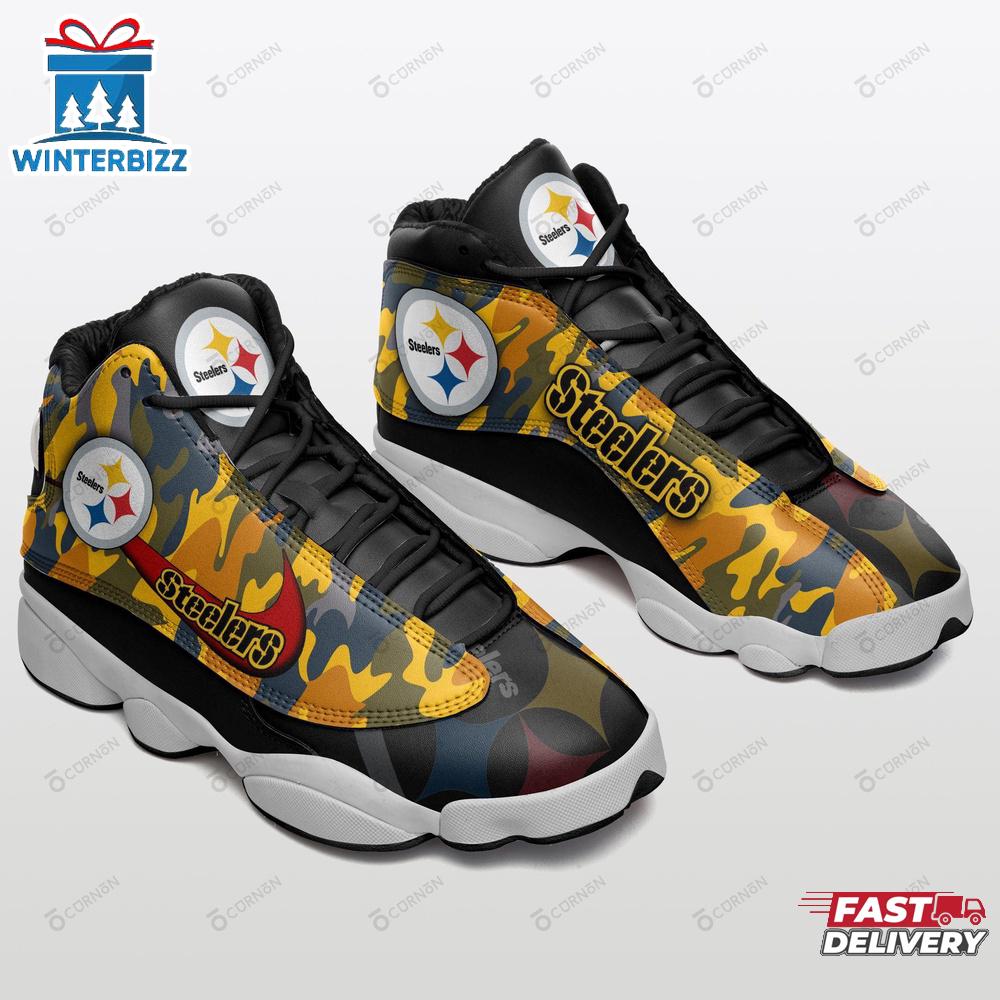 NFL PITTSBURGH STEELERS Air Jordan 13 Shoes Gift For Fans NFL PITTSBURGH STEELERS Air Jordan 13 Shoes Gift For Fans