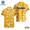 NFL Pittsburgh Steelers Daisy Aloha Hawaiian Shirt