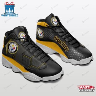 NFL Pittsburgh Steelers Football Team Air Jordan 13 Shoes
