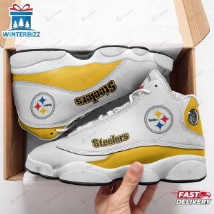 NFL Pittsburgh Steelers Football Team Sport Air Jordan 13 Shoes