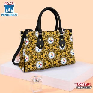 NFL Pittsburgh Steelers Skull Leather Handbag