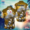 NFL Pittsburgh Steelers Skull Tree Hawaiian Shirt
