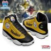 NFL Pittsburgh Steelers Team Football Air Jordan 13 Shoes