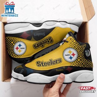 NFL Pittsburgh Steelers Team Sport Air Jordan 13 Shoes