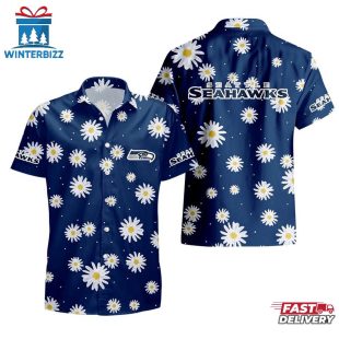 NFL Seattle Seahawks Daisy Aloha Hawaiian Shirt