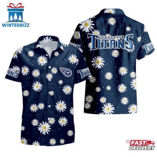 NFL Tennessee Titans Daisy Aloha Hawaiian Shirt