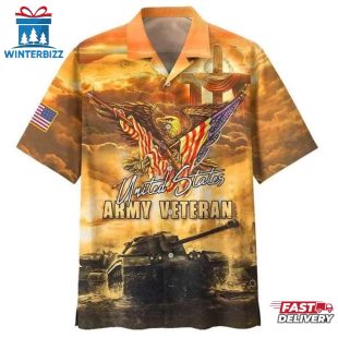 Patriot Eagle Us Army Veteran Hawaiian Shirt