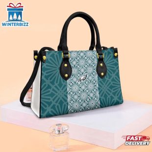 Philadelphia Eagles Flower Character NFL Leather Handbag